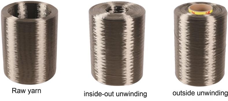 Basalt fiber roving product display