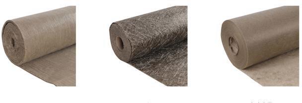 Basalt fiber mat in industrial use