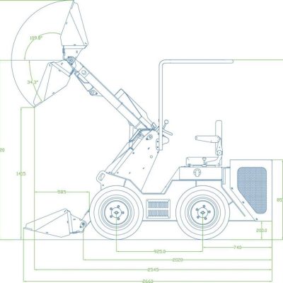Wheeled skid steer loader-TN-490