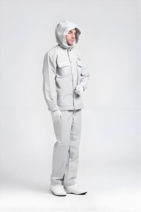 Field use of basalt fiber shielding suit on transmission lines