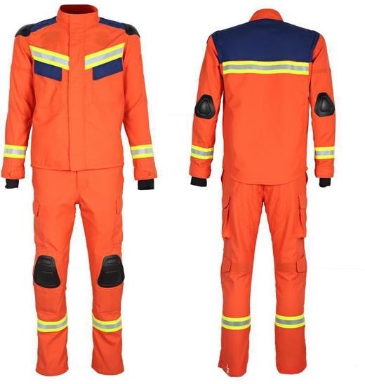 Basalt fiber fire clothing in use scenario