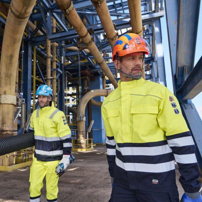 Basalt fiber protective clothing for petroleum industry